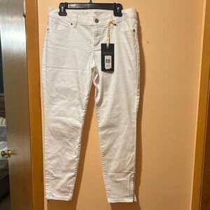 The Limited Women's Cream Skinny Jeans